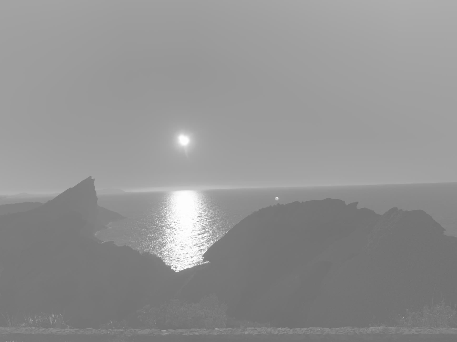 Coucher de soleil sur les calanques de La Ciotat