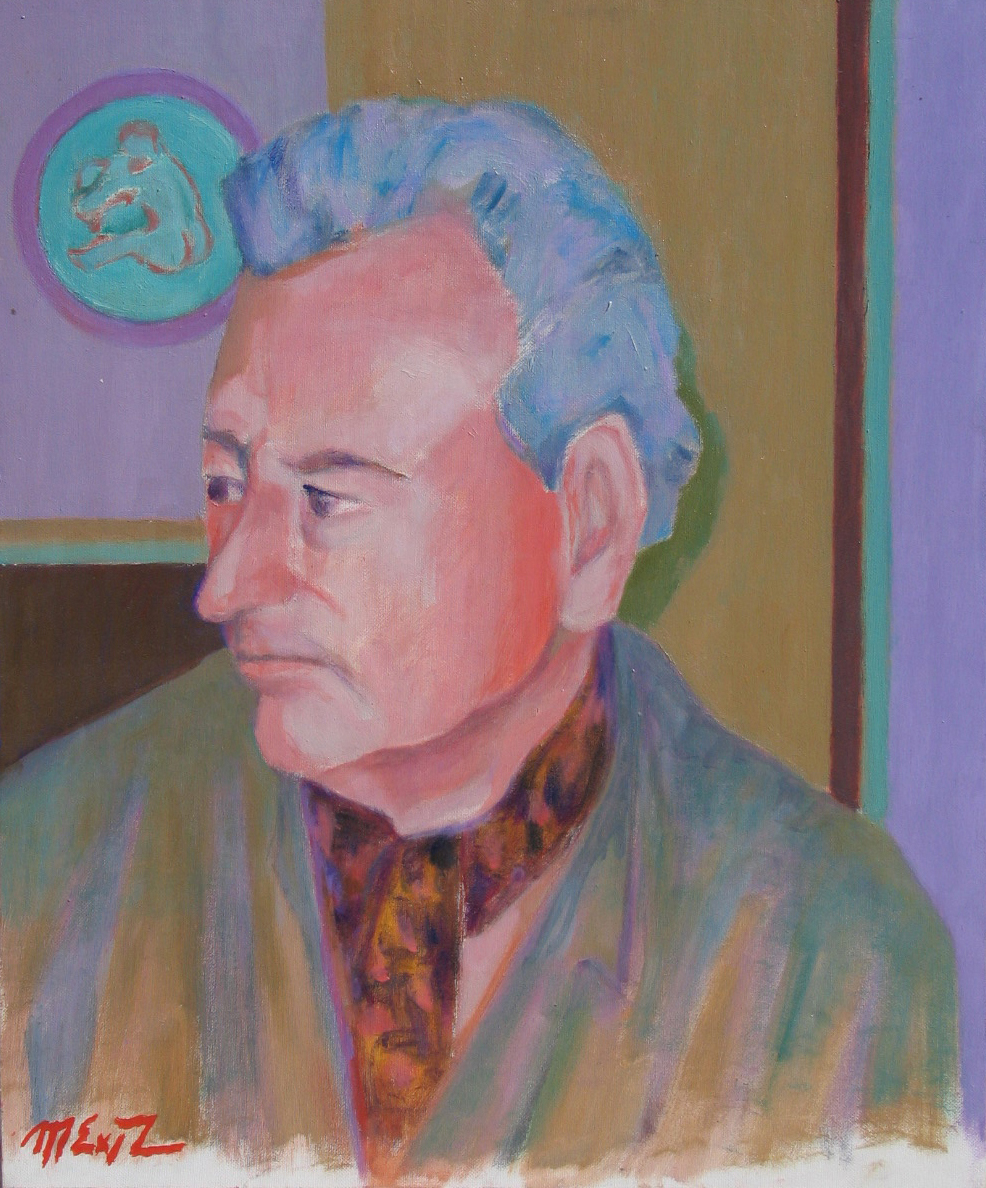 Maurice Experton, « Autoportrait » (1998), huile sur toile