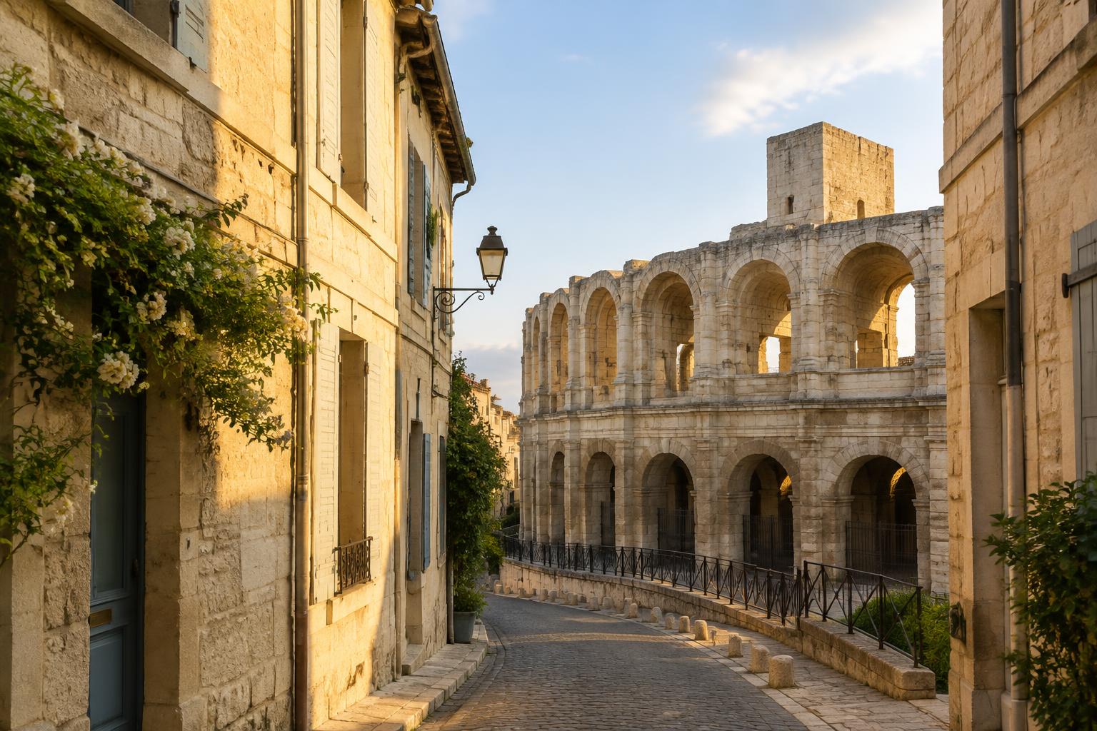 Les arènes romaines d'Arles (illustration)