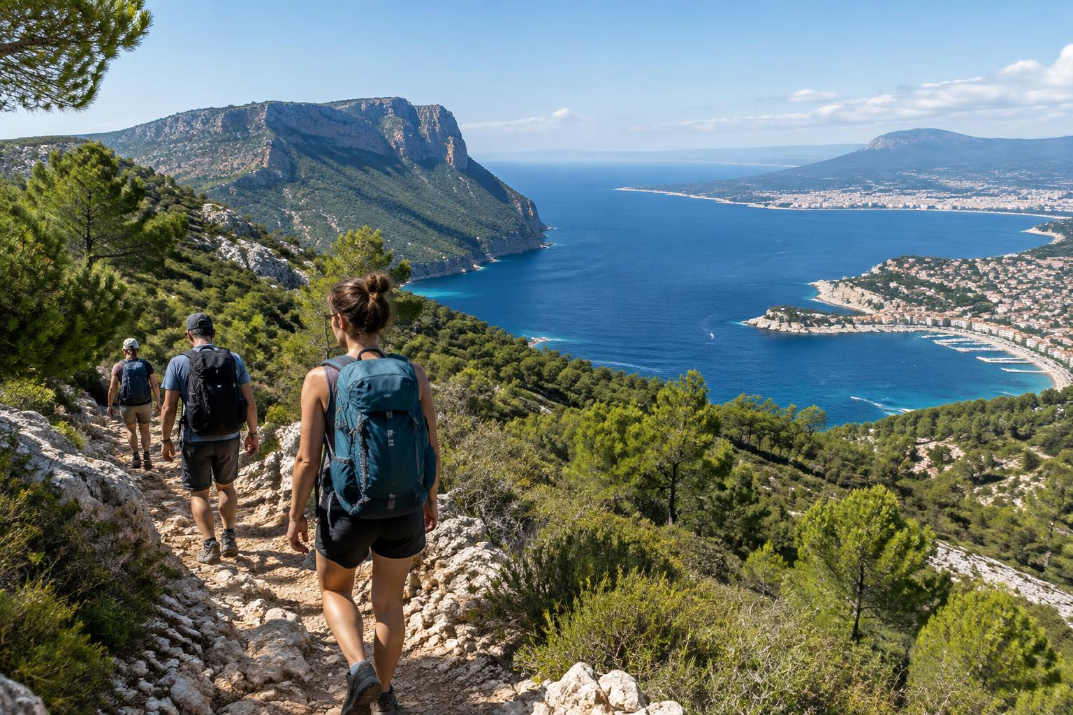 Randonnée sur les hauteurs du littoral entre Cassis et La Ciotat (illustration)